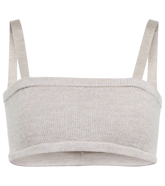 Wool, silk and cashmere bralette | Magda Butrym