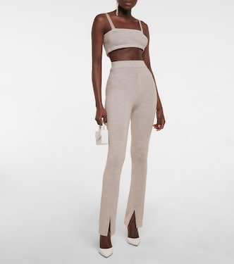 Wool, silk and cashmere bralette | Magda Butrym