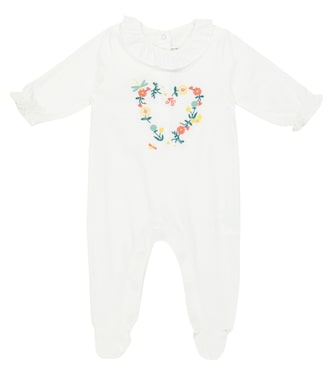 Bébé – Grenouillère brodée en coton | Tartine et Chocolat