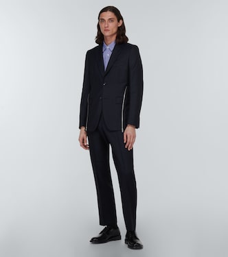 Blazer de lana con cremalleras de adorno | Comme des Garçons Homme Deux