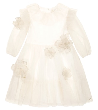 Cotton velvet dress | Tartine et Chocolat