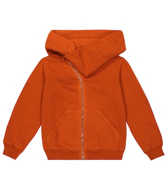 Mountain cotton jersey hoodie | Rick Owens Kids