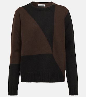Jersey en intarsia de lana virgen | Jil Sander