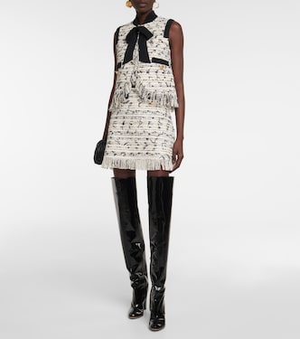 Minigonna in tweed con frange | Giambattista Valli