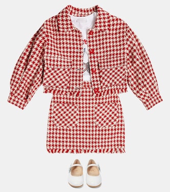 Gonna in tweed di misto cotone | Monnalisa