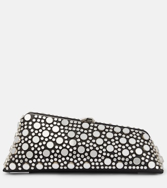 Long Night Small embellished leather clutch | The Attico