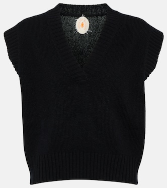 Chaleco cropped de cachemir | Jardin des Orangers