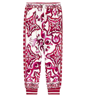 Jogginghose Majolica aus Baumwolle | Dolce&Gabbana Kids