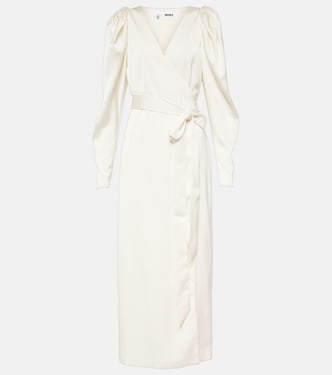 Robe portefeuille en satin | Rotate