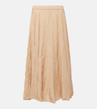 Falda midi Sully de seda habotai | Joseph