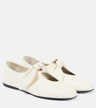 Ballerine in pelle con fiocco | CO