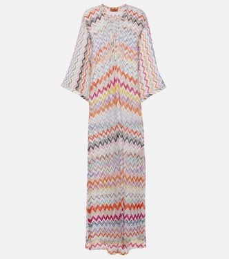 Kaftan aus Häkelstrick | Missoni