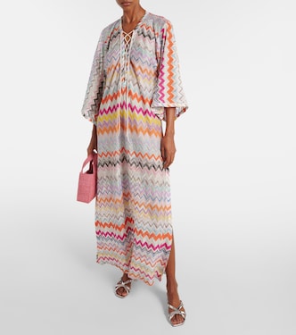 Pareo de lamé en zigzag | Missoni