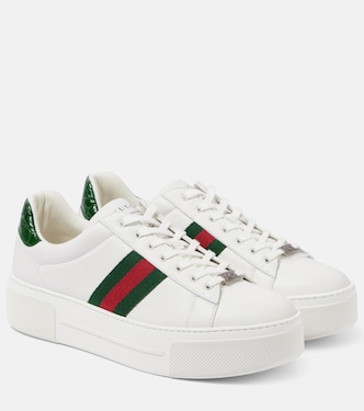 Gucci Ace leather sneakers | Gucci