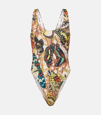 Papillon printed swimsuit | Jean Paul Gaultier
