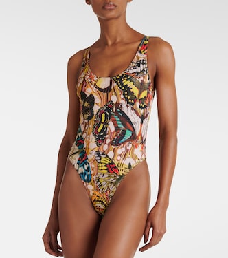 Maillot de bain Papillon imprimé | Jean Paul Gaultier
