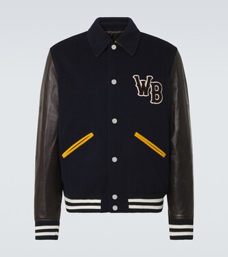 Chaqueta varsity Prince de mezcla de lana | Wales Bonner