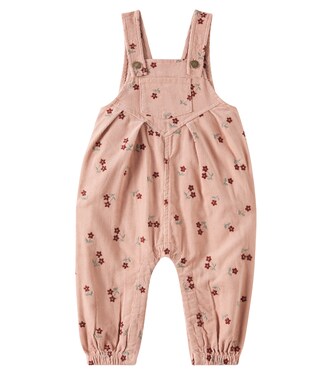 Baby - Salopette in cotone con ricamo | Rylee + Cru