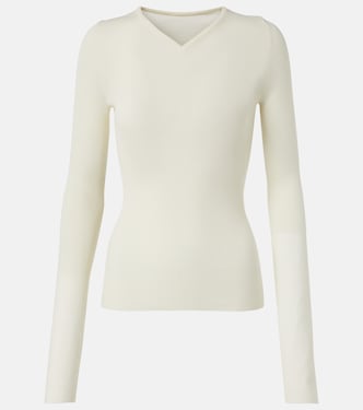 Top Tania in misto lana a coste | Khaite