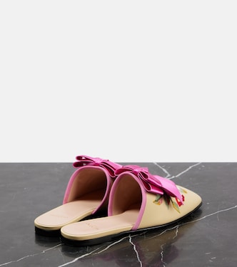 Beauregard embroidered leather mules | Valentino Garavani