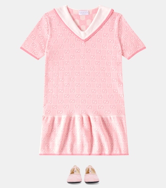 Abito polo GG in cotone | Gucci Kids