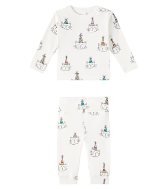 Baby - Tuta in cotone con stampa | Stella McCartney Kids