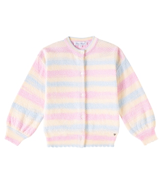 Striped cotton cardigan | Tartine et Chocolat