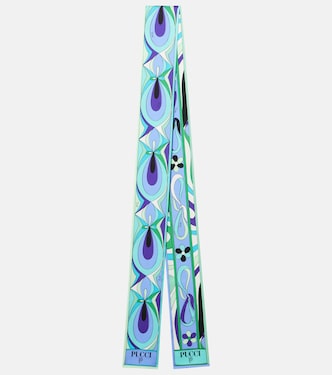 Printed silk twill scarf | Pucci