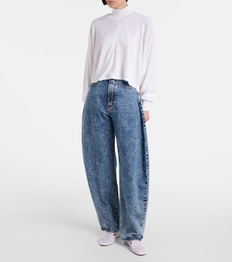 Cropped-Pullover aus Leinen | Alaïa
