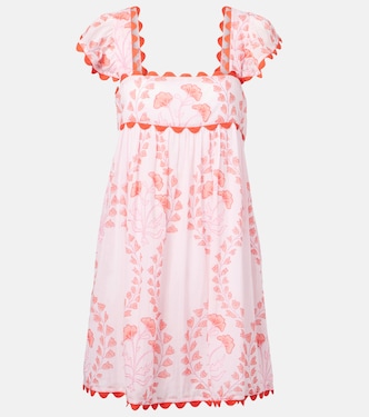 Printed cotton minidress | Juliet Dunn