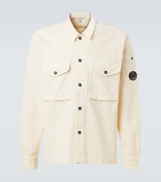 Lens cotton-blend overshirt | C.P. Company