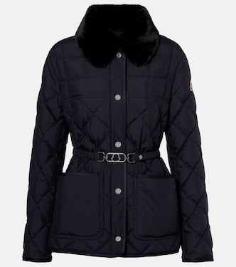 Daunenjacke Cygne mit Faux Fur | Moncler