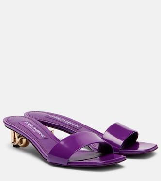 Pantoletten DG aus Leder | Dolce&Gabbana