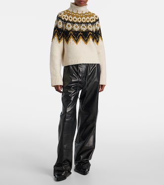 Lizzy fair isle cotton turtleneck sweater | Proenza Schouler
