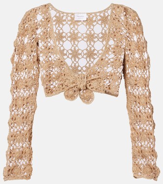 Cropped-Top Bella Ballerina aus Häkelstrick | Anna Kosturova