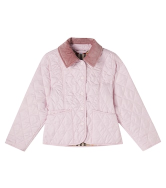 Corduroy-trimmed field jacket | Burberry Kids