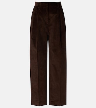 Cotton corduroy wide-leg pants | Toteme