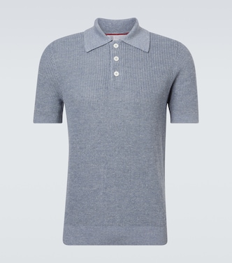 Polohemd aus Leinen und Baumwolle | Brunello Cucinelli