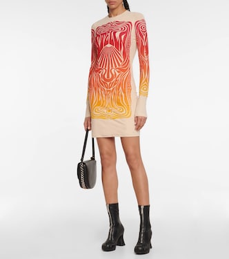 Velvet-trimmed minidress | Stella McCartney