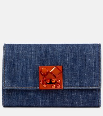 Clutch Carasky aus Denim  | Christian Louboutin