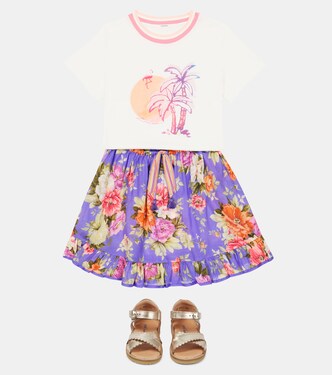 Bedruckter Rock Pattie aus Baumwolle | Zimmermann Kids
