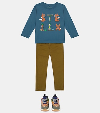 Camiseta de algodón estampada | Stella McCartney Kids