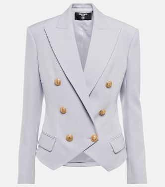 Doppelreihiger Blazer aus Wolle | Balmain