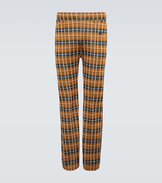 Pantalones deportivos Samuel a cuadros | Wales Bonner