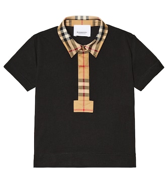 Baby Vintage Check cotton polo shirt | Burberry Kids