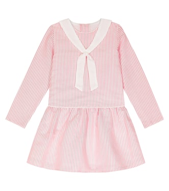 Aranda striped cotton and linen dress | La Coqueta