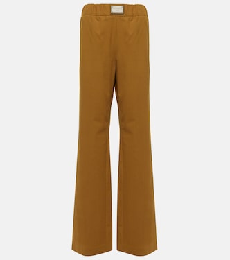 Pantalones anchos en mezcla de lana | Dolce&Gabbana