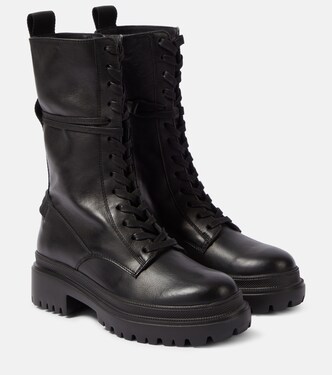 Chesa Alpina leather combat boots | Bogner