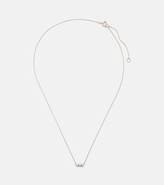 Halskette aus 10kt Gelbgold mit Diamanten | Stone and Strand