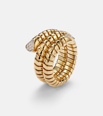 Bague Trisola en or 18 ct et diamants | Marina B